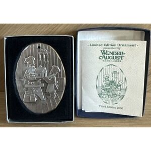 NorthPole Bakery dated 2000 3rd ed Santa's Workshop Pewter- Wendell August Forge